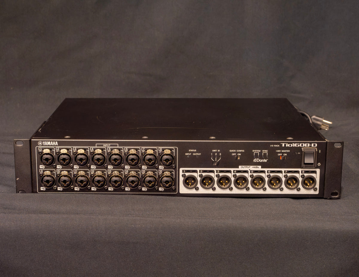 Used Yamaha Tio1608-D Digital Stage Box with Dante – Sound Art