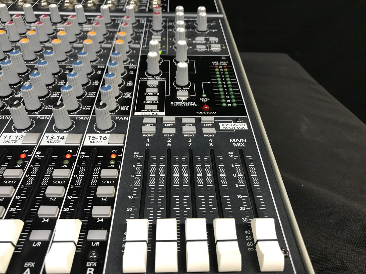 MACKIE マッキー 1642-VLZ3 ミキサー　ジャンク Used Mackie 1642-VLZ3 Mixing Consoles – Sound Art Used Gear