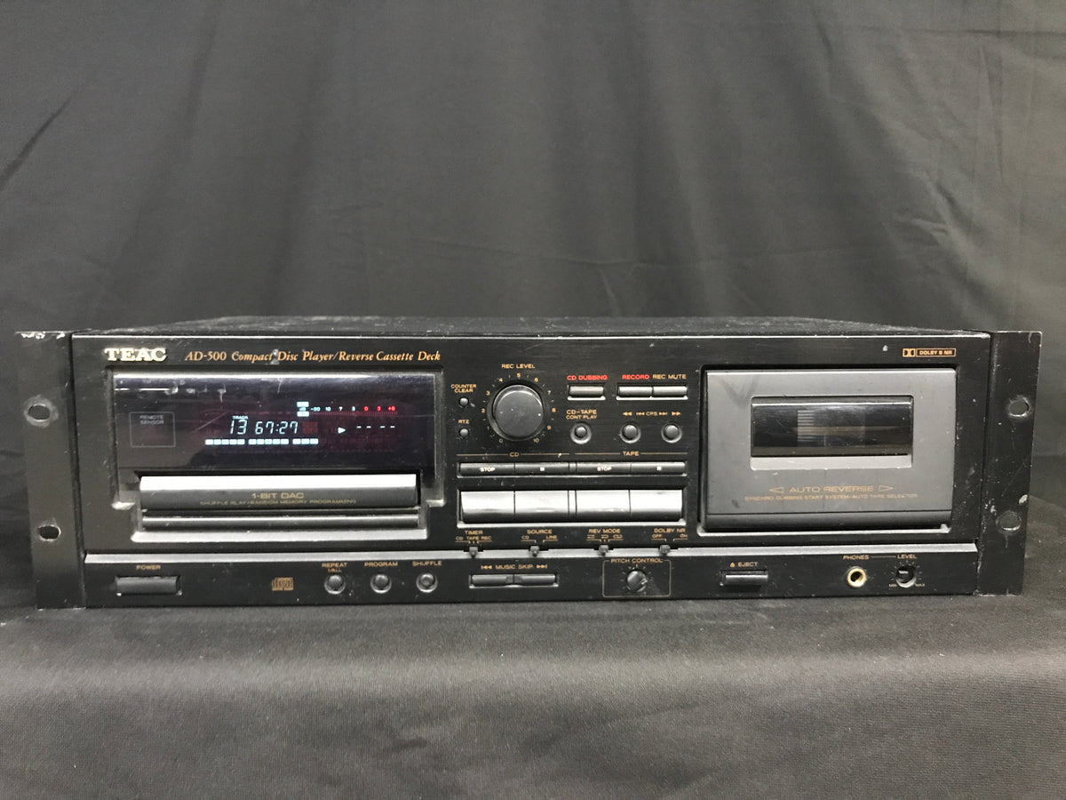 TEAC CD カセットデッキ― AD-500 CD～カセット録音OK - その他