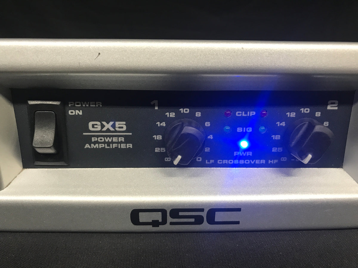 QSC GX5 パワーアンプ【ジャンク】 QSC GX5 Power Amplifier - Big Dudes Music City