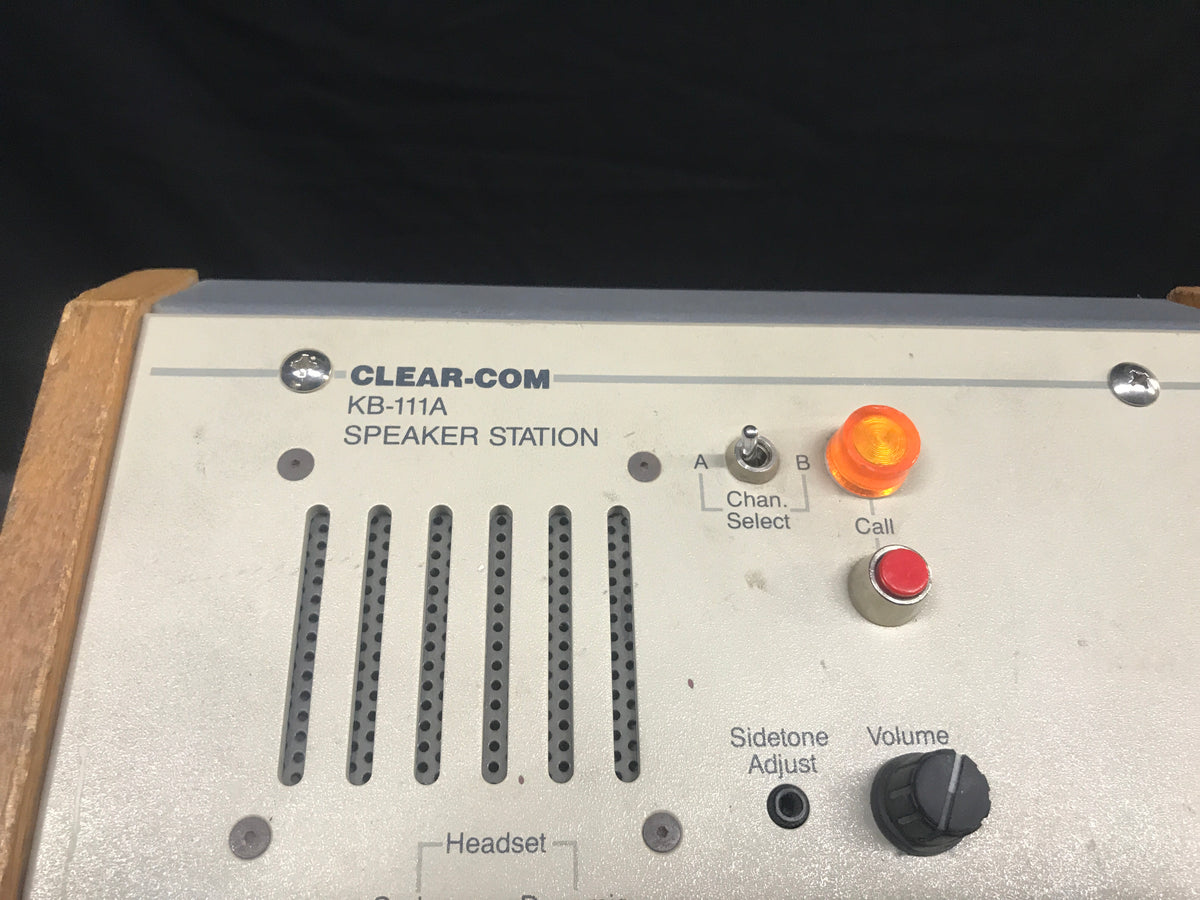 Used Clear-Com KB-111a Communications