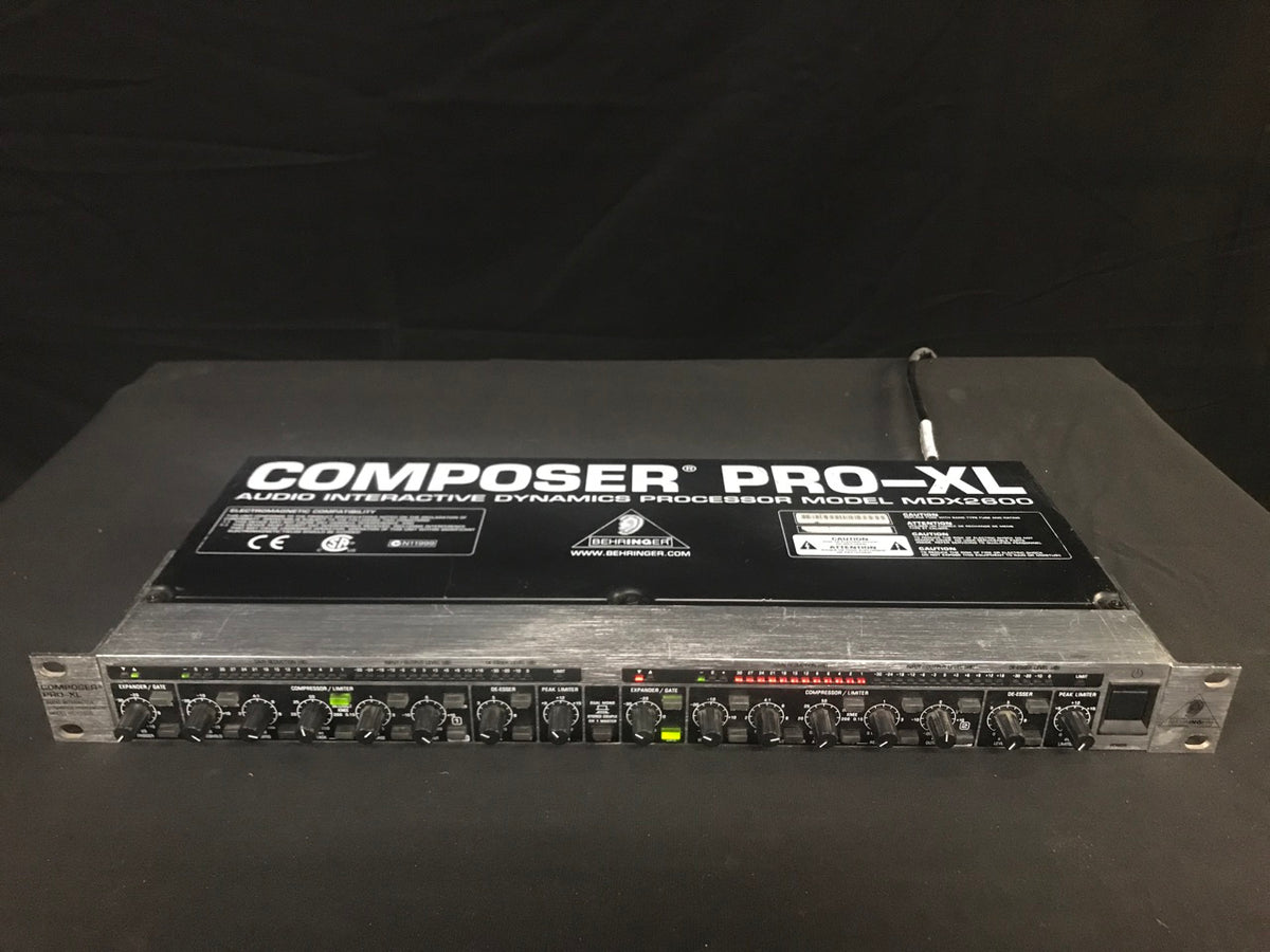 【極美品】Behringer MDX2600 COMPOSER PRO-XL Used Behringer MDX2600 Processing – Sound Art Used Gear