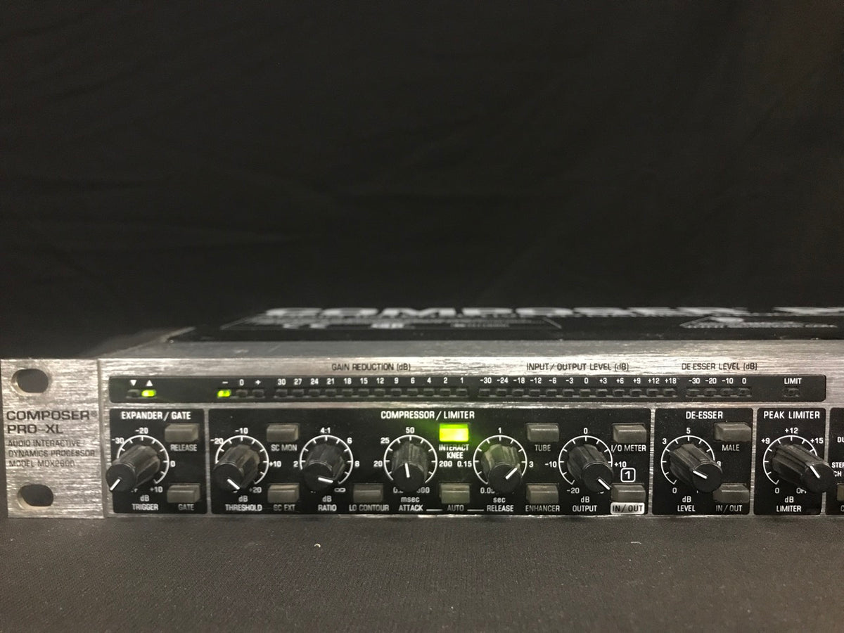 【極美品】Behringer MDX2600 COMPOSER PRO-XL Behringer MDX2600 – DEV ELECTRONICS