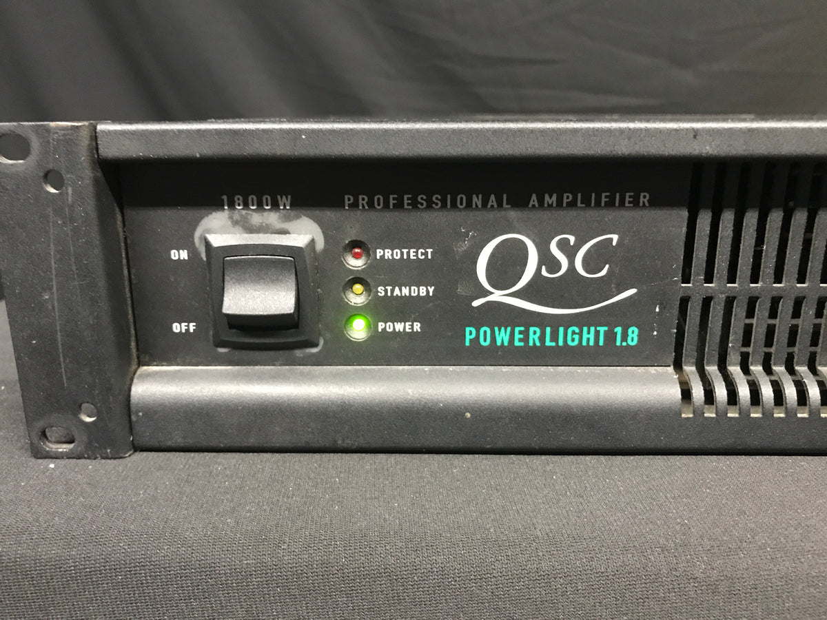 Used QSC PL1.8 Amplifiers – Sound Art Used Gear