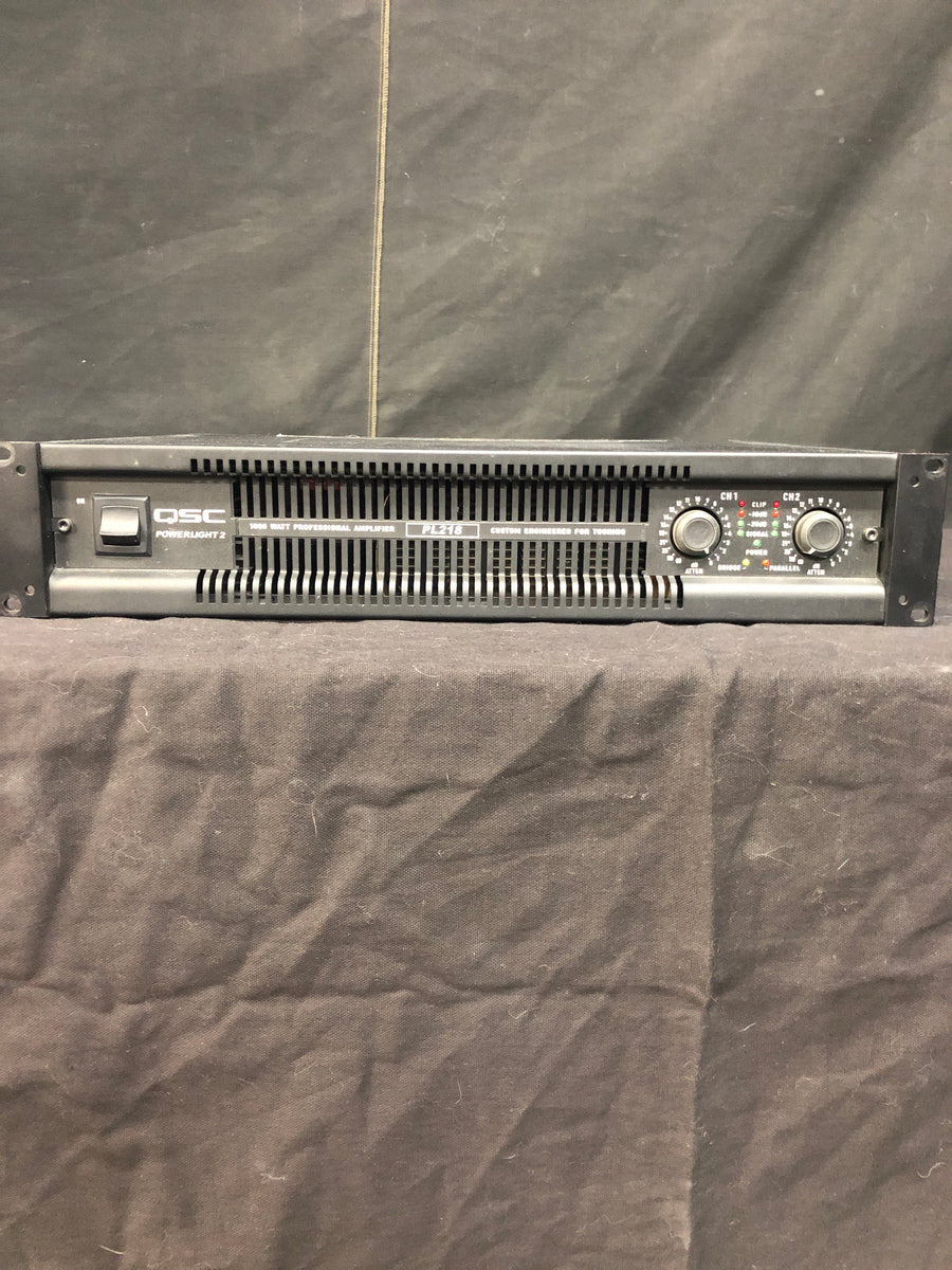 Used QSC PL218 Amplifiers – Sound Art Used Gear