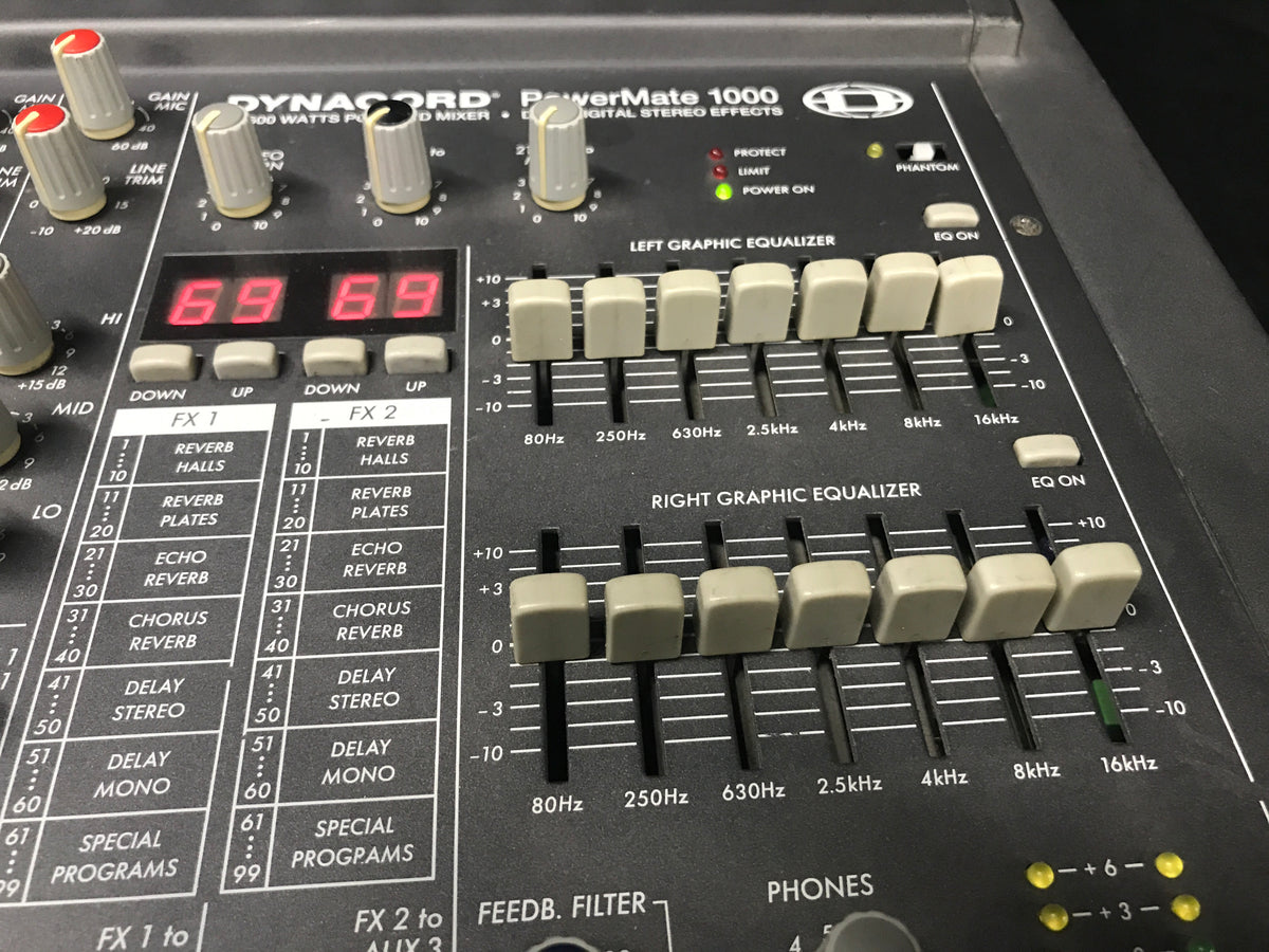 Used Dynacord PM1000 Mixing Consoles – Sound Art Used Gear