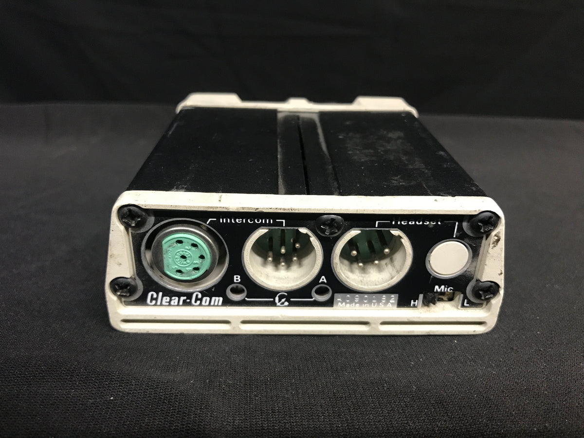 Used Clear-Com RS-502 2 channel belt pacs – Sound Art Used Gear