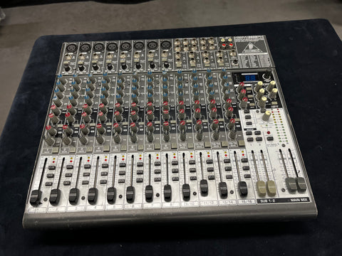 Used Behringer Xenyx X2222USB Mixer with USB and Effects