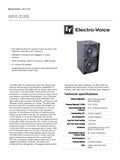 NEW Electro-Voice QRX-218S-BLK Loudspeaker