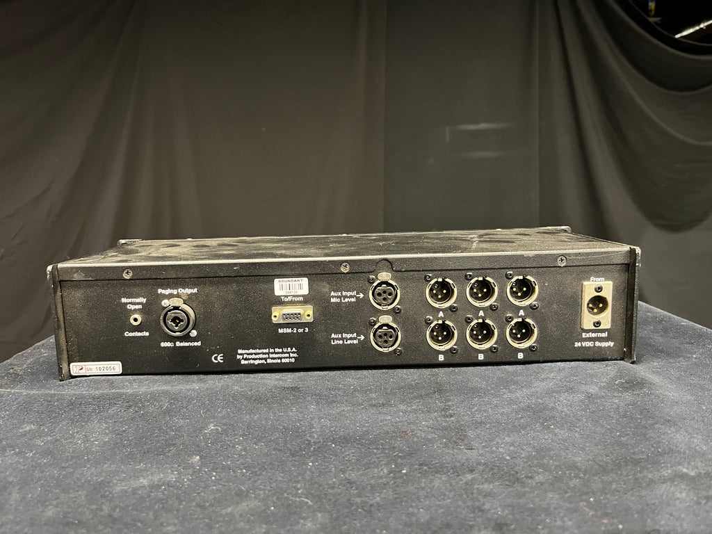 Used Production Intercom MS-200 2 channel master station – Sound Art ...