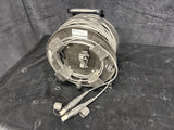 Used Neutrik NKOX4M-A-5-150 OpticalCON OM3 Quad Xtreme Multimode Fiber Optic Cable 150M c/w Reel