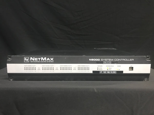 Used Electro-Voice NetMax N8000 Processing – Sound Art Used Gear