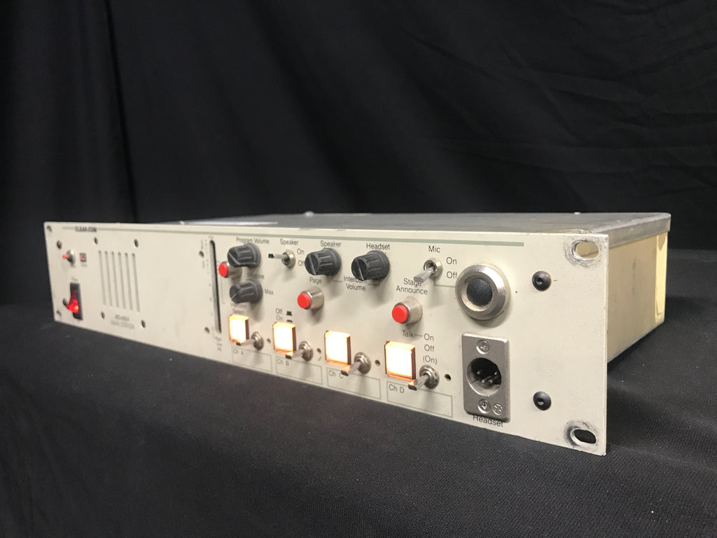 Used Clear-Com MS-400A Communications – Sound Art Used Gear