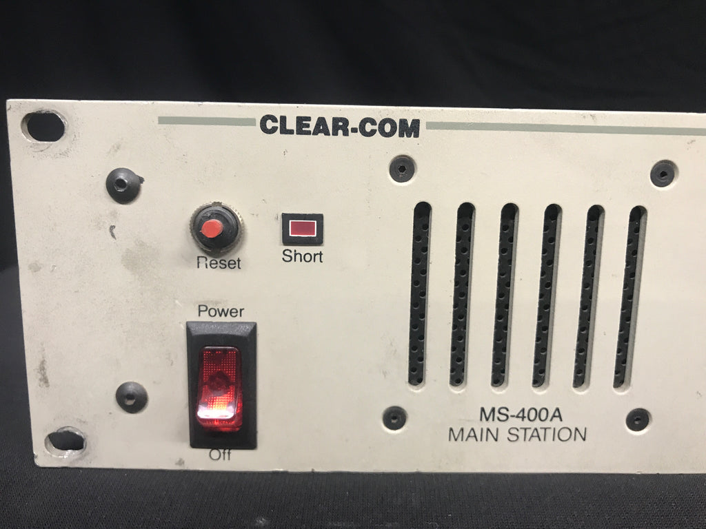 Used Clear-Com MS-400A Communications – Sound Art Used Gear