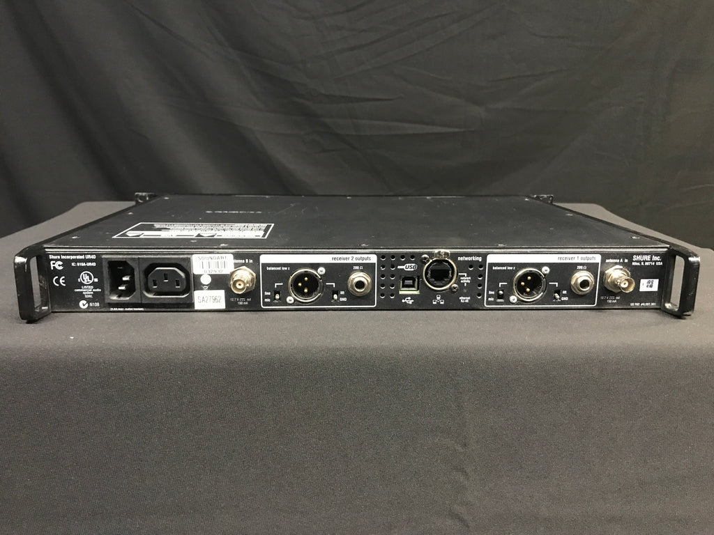 Ur4d Used Shure UR4D J5 Wireless Microphones – Sound Art Used Gear